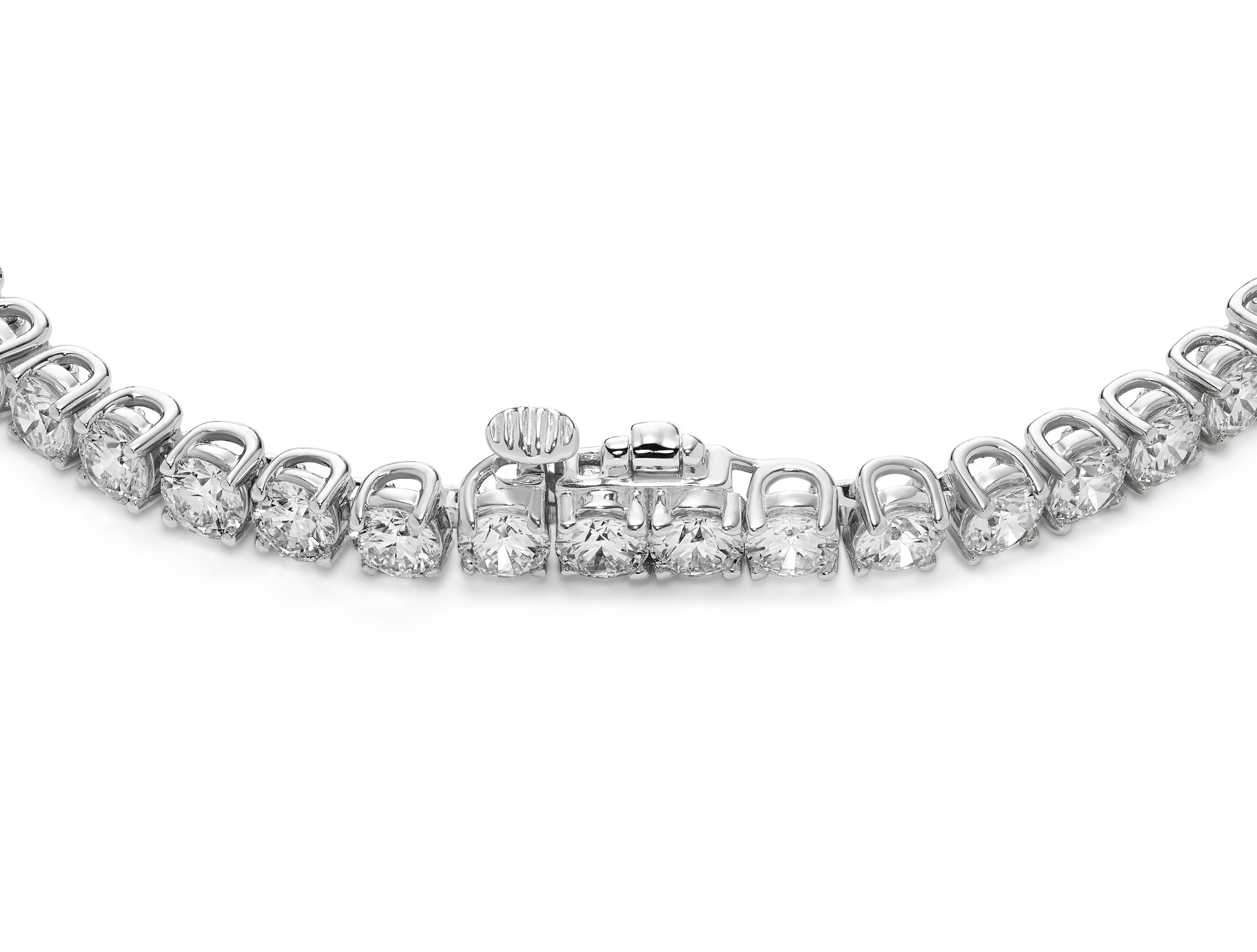 Lab-Grown Diamond Medium Tennis Bracelet - E/F color, 6.5" length | White